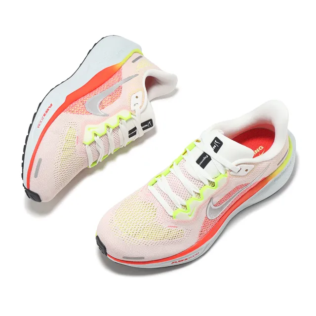 【NIKE 耐吉】慢跑鞋 Wmns Pegasus 41 女鞋 男鞋 橘 黃 氣墊 回彈 小飛馬 運動鞋(FD2723-100)