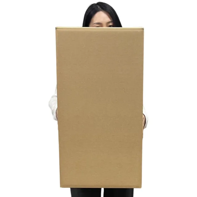 【CLEAN 克林】大型優質紙箱5入組(36.5X36.5X67.8cm 五層AB浪 厚度7mm 瓦楞紙箱 貨運紙箱 搬家紙箱)