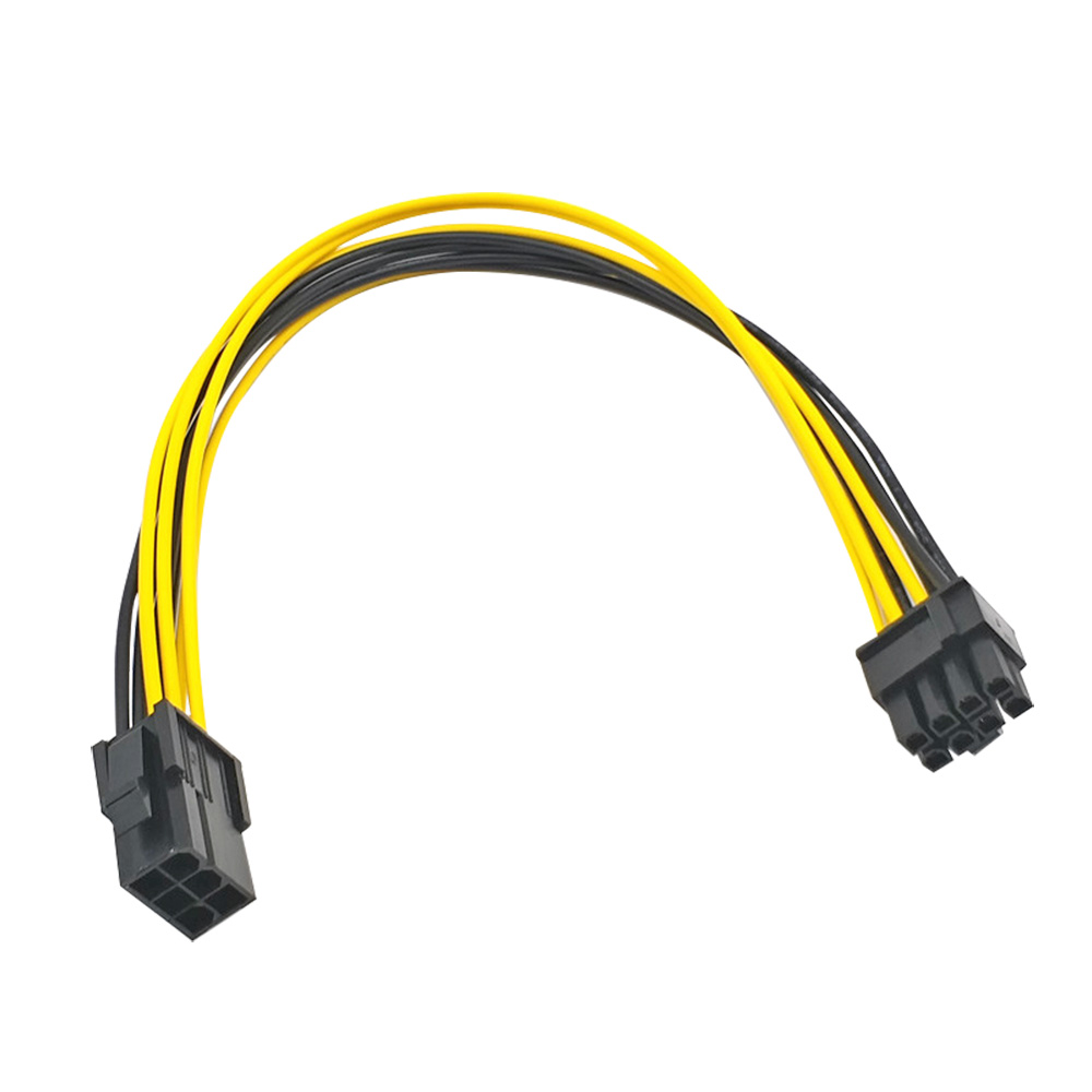 【kurumapop】6Pin轉8Pin顯示卡供電線(6P轉8P顯卡電源延長線 轉接線 顯卡電源線)
