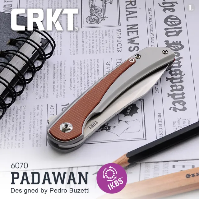 【CRKT】PADAWAN 折刀／棕色(#6070)