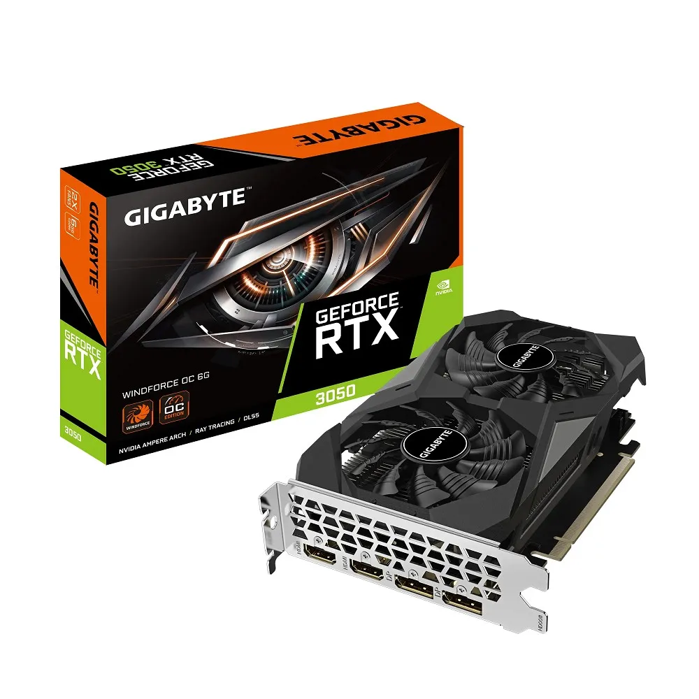 【GIGABYTE 技嘉】GeForce RTX 3050 WINDFORCE OC 6G 顯示卡