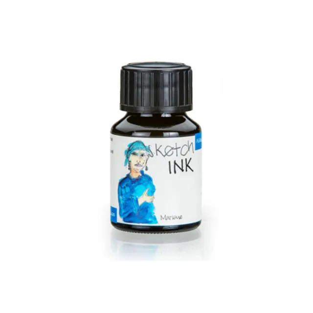 【德國 ROHRER & KLINGNER】Sketch Ink 速寫防水墨水》50ml