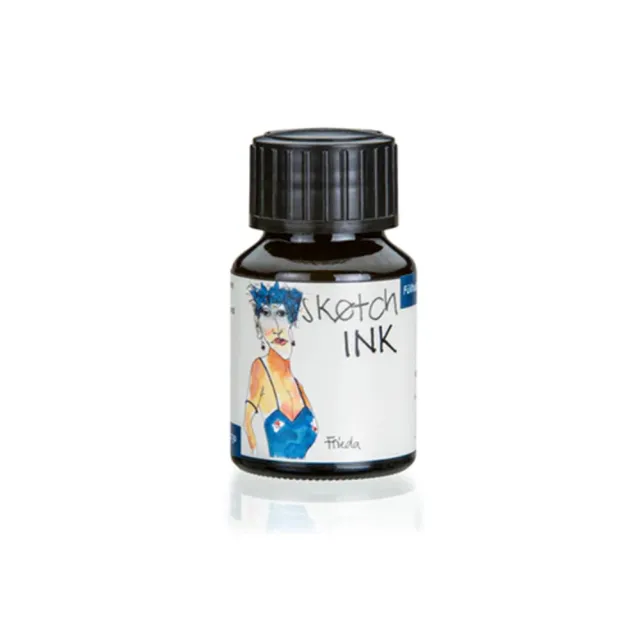 【德國 ROHRER & KLINGNER】Sketch Ink 速寫防水墨水》50ml