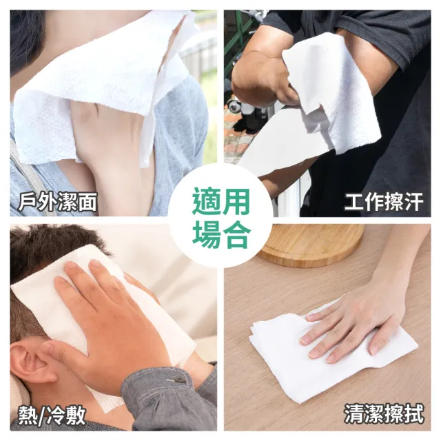 【FL 生活+】超值-60入-日拋式超厚加大環保壓縮毛巾-25x40公分(拋棄式/壓縮毛巾/洗臉巾/糖果毛巾/YG-092*2)