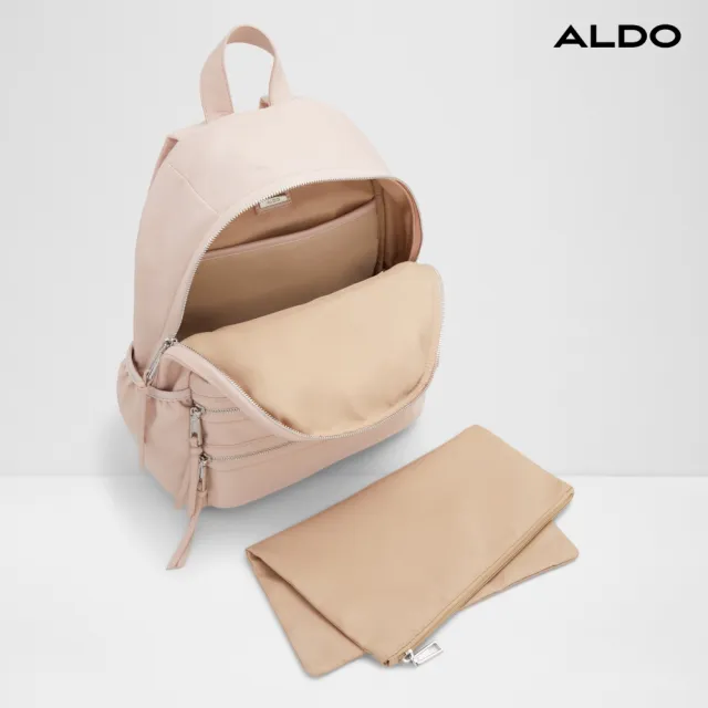 【ALDO】SILVANIA-時尚簡約風格柔嫩色調後背包(粉色)