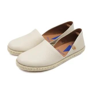 【VERBENAS】西班牙原廠素面牛皮輕便懶人休閒鞋 象牙白(058373-IV)