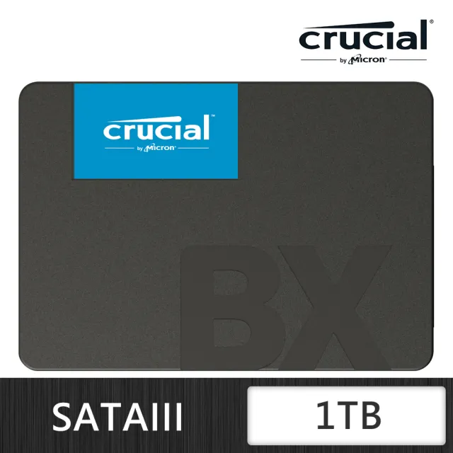 【Crucial 美光】BX500 1TB SATA SSD 固態硬碟 CT1000BX500SSD1(讀 540M/寫 500M)