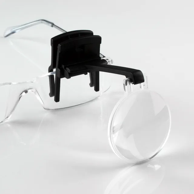 【Eschenbach】laboCLIP 7x/28D/40mm 德國製單眼夾式非球面高倍放大鏡(164670)