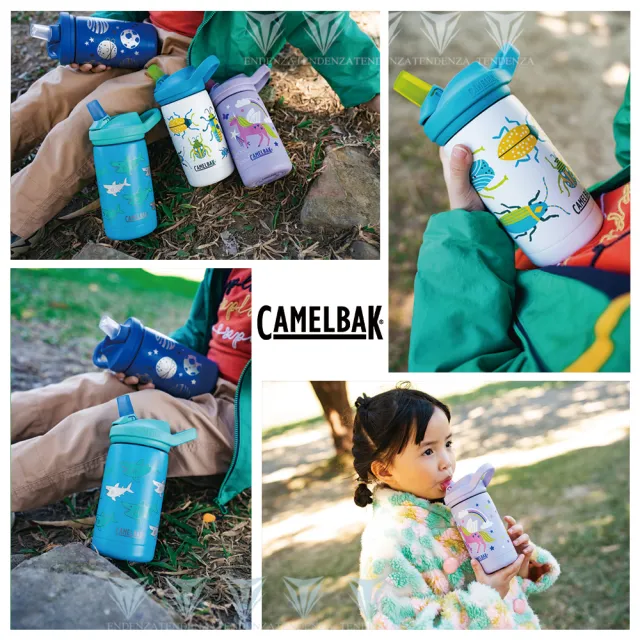 【CAMELBAK】600ml eddy+兒童吸管運動水瓶RENEW(大容量兒童水瓶/升級版/水壺/多喝水)