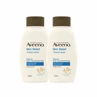 即期品【Aveeno 艾惟諾】超值2入組-燕麥高效舒緩沐浴露(354ml)