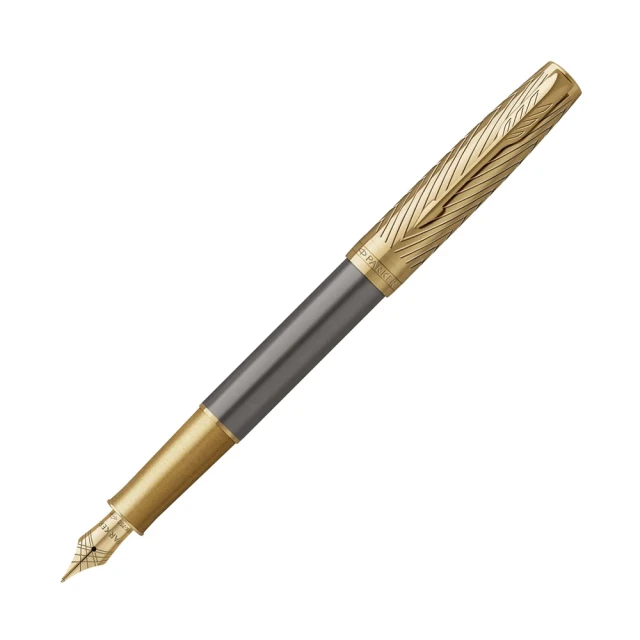 PARKER 派克 卓爾 先鋒系列 金蓋 18k金鋼筆 f尖(Sonnet)