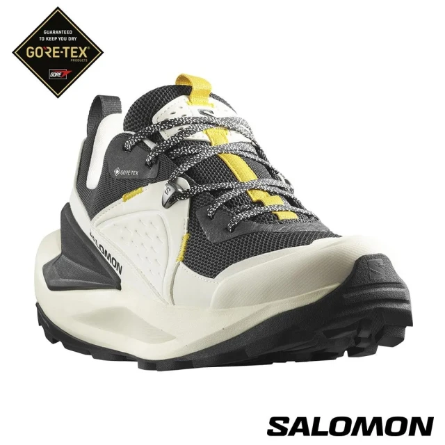 salomonsalomon 男 ELIXIR GTX 低筒 健行鞋 登山鞋 戶外 長距離 緩震 穿搭 時尚(L472958)