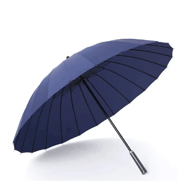 【PUSH! 好聚好傘】24骨3人UPF30+抗紫外線雨傘 遮陽傘(直柄雨傘 I27)