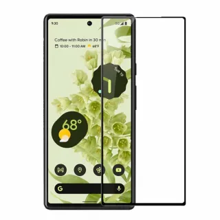 【MK馬克】Google Pixel 8a 高清防爆全滿版玻璃鋼化膜保護貼-黑色