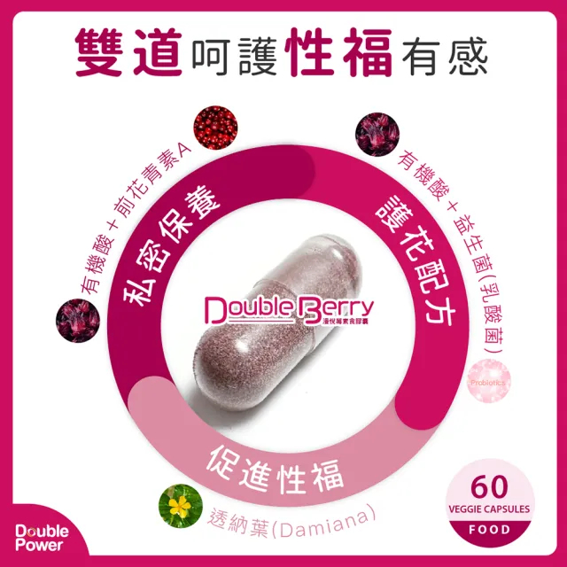 【專注唯一】漫悅莓素食膠囊(私密保養×護花配方×促進性福)