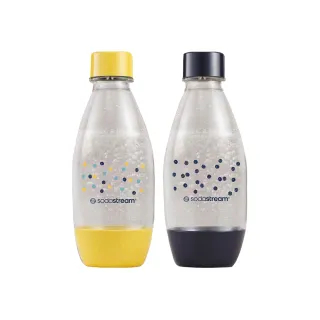 【Sodastream】水滴型專用水瓶 500ML 2入(手繪圓點)