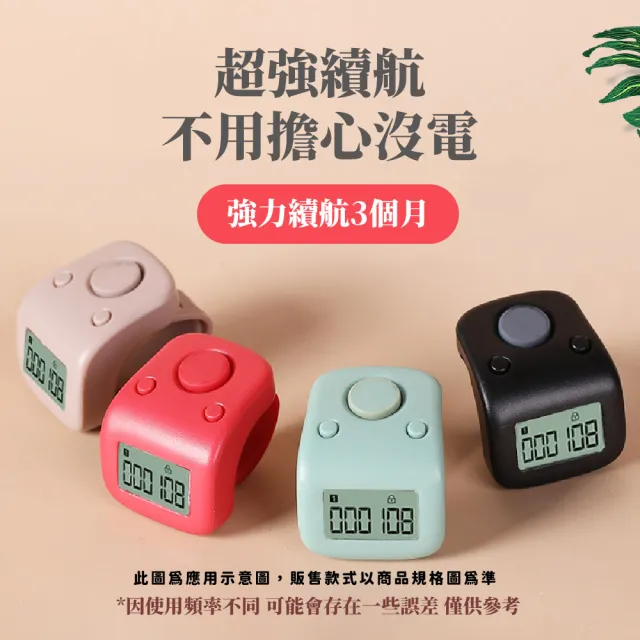 多模式夜光智能念佛計數器(計步器 USB 手指計數器 電子計數器 解壓 打坐 坐禪 修佛 冥想 長輩送禮)