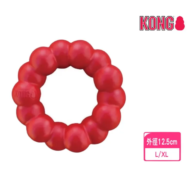 【KONG】RING / 耐咬甜甜圈 L/XL(KMX)(寵物玩具)