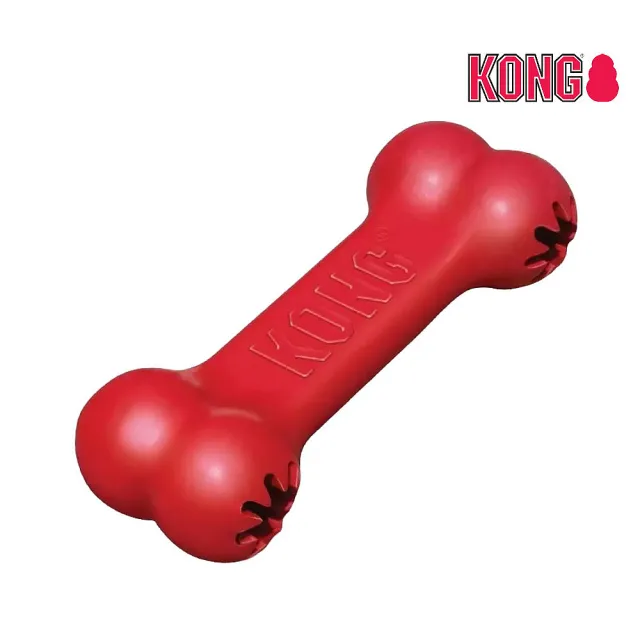 【KONG】Classic Goodie Bone / 紅色狗骨頭益智玩具 M（10011）(寵物玩具)