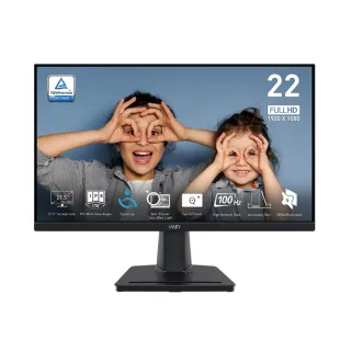 【MSI 微星】PRO MP225 22型 100Hz 平面美型商用螢幕(TUV護眼認證/HDMI/1ms)