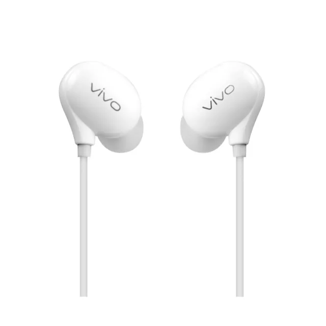 【vivo】原廠 XE710 HiFi入耳式 3.5mm線控耳機 - 白色(盒裝)