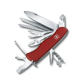 【VICTORINOX 瑞士維氏】Work Champ21用軍刀瑞士刀/紅(0.8564)