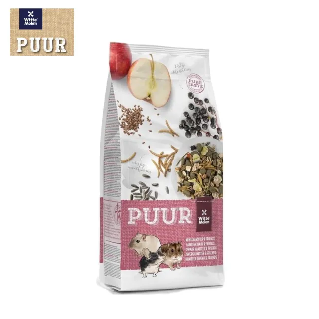 【荷蘭偉特PUUR】純天然迷你倉鼠飼料 400g*3包組(鼠飼料)