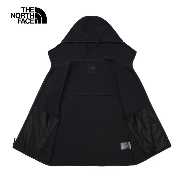 【The North Face 官方旗艦】北面女款黑色DWR防潑水外套｜7WCPJK3(抗UV)