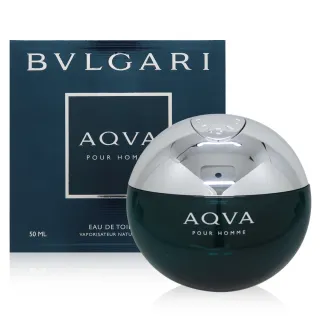 【BVLGARI 寶格麗】水能量男性淡香水 EDT 50ml(平行輸入)