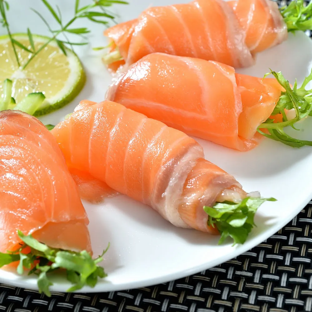 【鮮綠生活】智利頂級原料煙燻鮭魚切片 共6包(250g±10%/包)