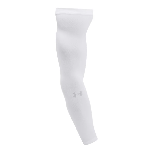 UNDER ARMOUR UA 男女同款 袖套1組_1387745-100(白色)