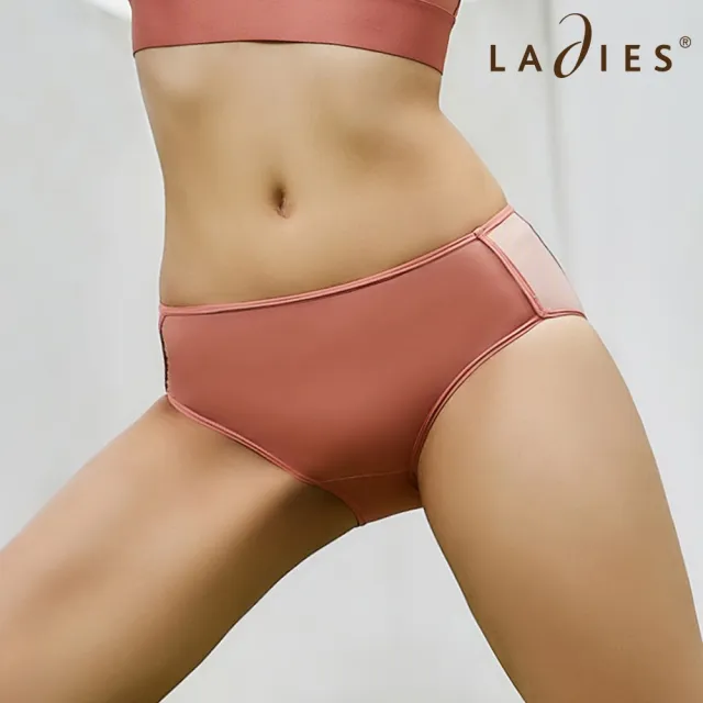 【Ladies 蕾黛絲】LadieSport平口內褲M-EL(焦糖橘)