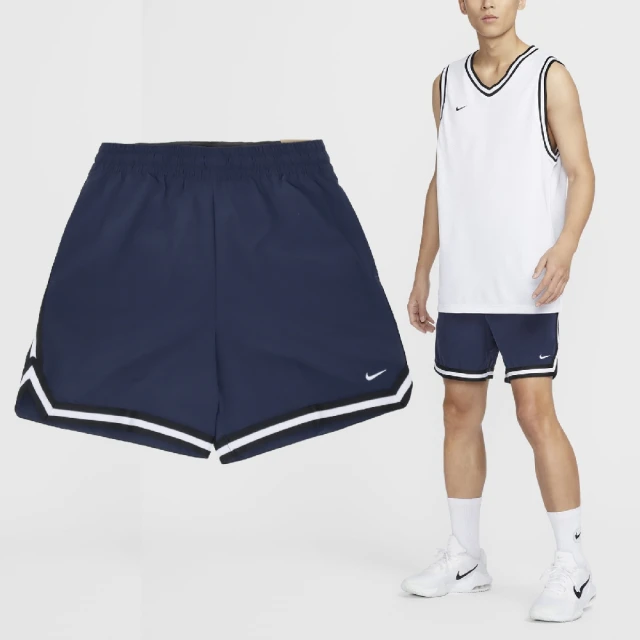 NIKE 耐吉 短褲 DNA 6” UV Basketball Shorts 男款 藍 白 排汗 籃球 運動褲 短褲(FN2660-410)