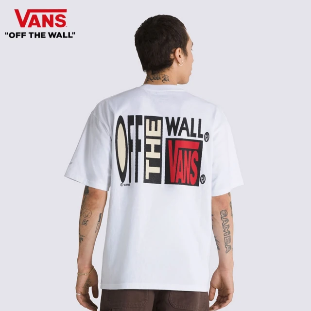 VANS 官方旗艦 AVE 男女款白色短袖T恤