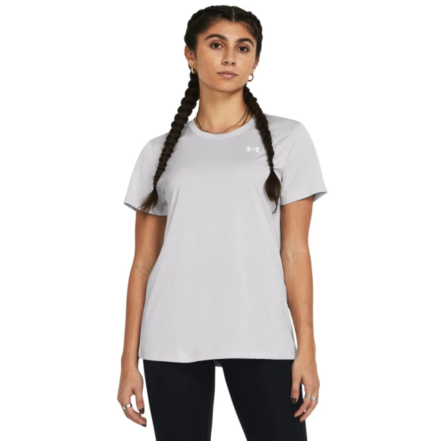 UNDER ARMOUR UA 女 Tech Twist 短袖T-Shirt_1384230-014(灰色)