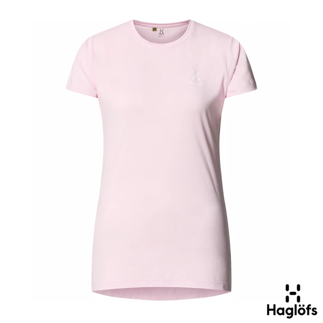 Haglofs 女 Trekk Tech 短 Tee(鮮粉)