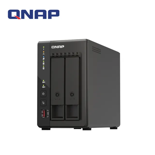 【QNAP 威聯通】搭東芝 4TB x2 ★ TS-253E-8G 2bay NAS 網路儲存伺服器