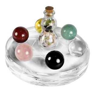 【開運億姊】3A頂級-五行穩賺旺人際旺九紫離火運-五行水晶葫蘆款五行七星陣(加贈五行開運手鍊)