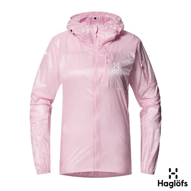 Haglofs 女 L.I.M Shield Hood 輕量連帽外套(鮮粉)