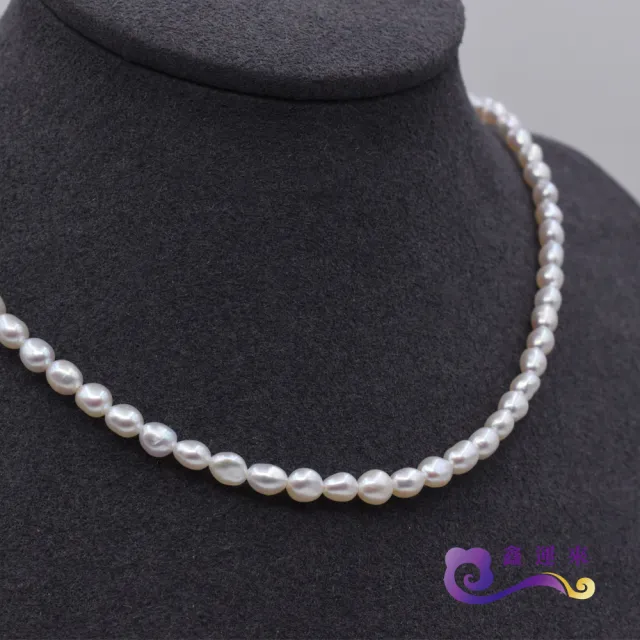 【鑫運來】◎巴洛克小米珍珠項鍊