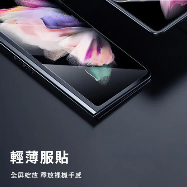 【Timo】SAMSUNG三星 Galaxy Z Fold6專用 透明防摔手機殼+螢幕保護貼二件組