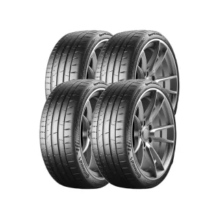 【Continental 馬牌】輪胎馬牌 SC7-2254018吋_四入組(車麗屋)