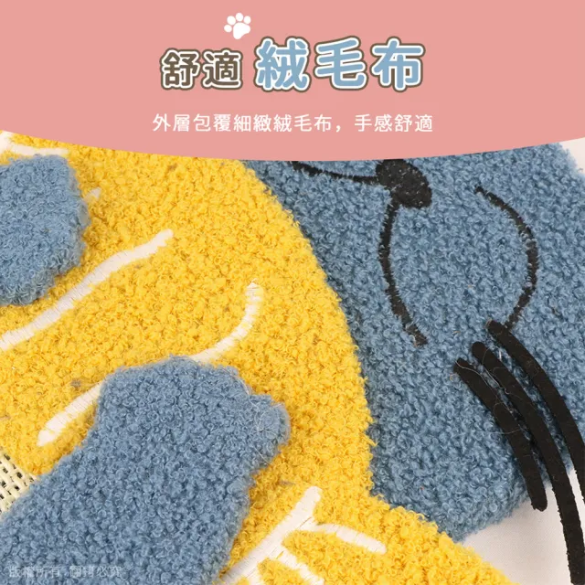【貓本屋】喵喵愛吃魚 立式L型 劍麻貓抓板貓窩(不掉屑)