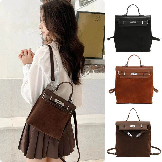 TORY BURCH 雙口袋翻蓋束口尼龍後背包(黑色) 推薦