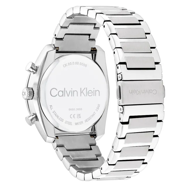 【Calvin Klein 凱文克萊】CK Flex 運動風格日曆手錶-42mm 99狂買節(25200464)