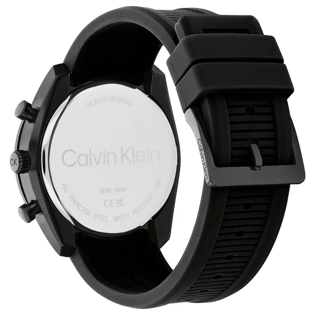 【Calvin Klein 凱文克萊】CK Flex 運動風格日曆手錶-42mm 99狂買節(25200467)