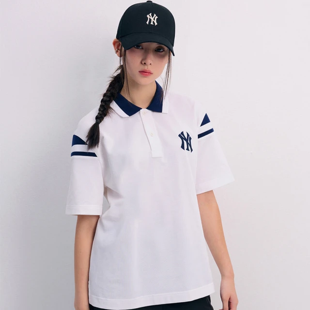 MLB 短袖Polo衫 Varsity系列 紐約洋基隊(3APQV0143-50IVS)
