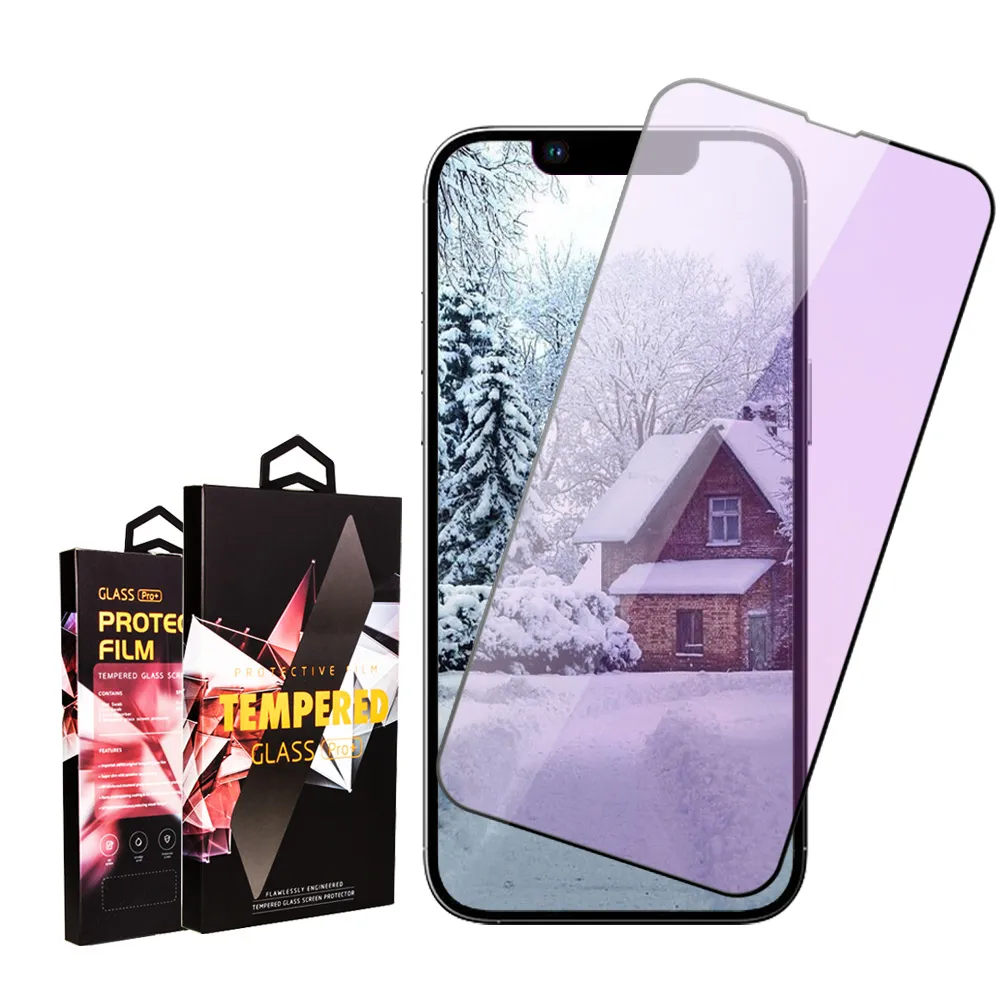 【SuperPG】買一送一 IPhone 16 PRO 鋼化膜滿版黑框藍光玻璃手機保護膜