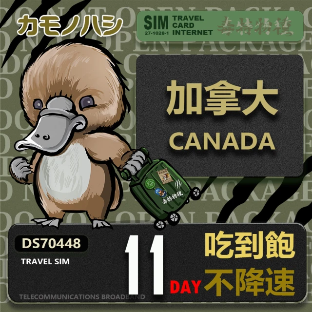 platypus 鴨嘴獸 Travel Sim 加拿大 25