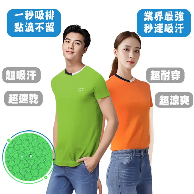 【Wear Lab 機能實驗室】爆汗剋星排汗T恤(吸濕排汗T 速乾T 運動T 排汗球衣)